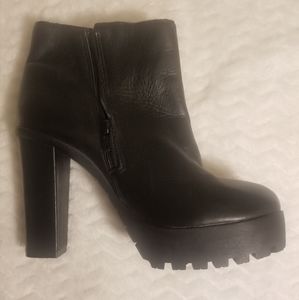 SCHUTZ High Block-Heel Booties